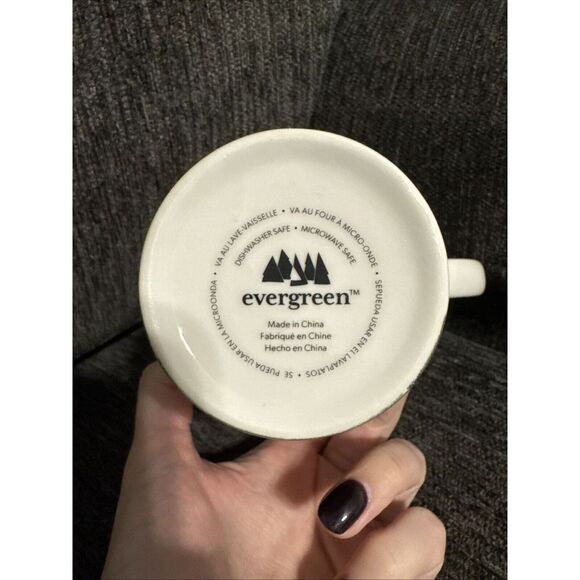 Fresh Succulents Ceramic Travel Cup With Handle - 5 x 7 x 4 Inches - Picture 3 of 3